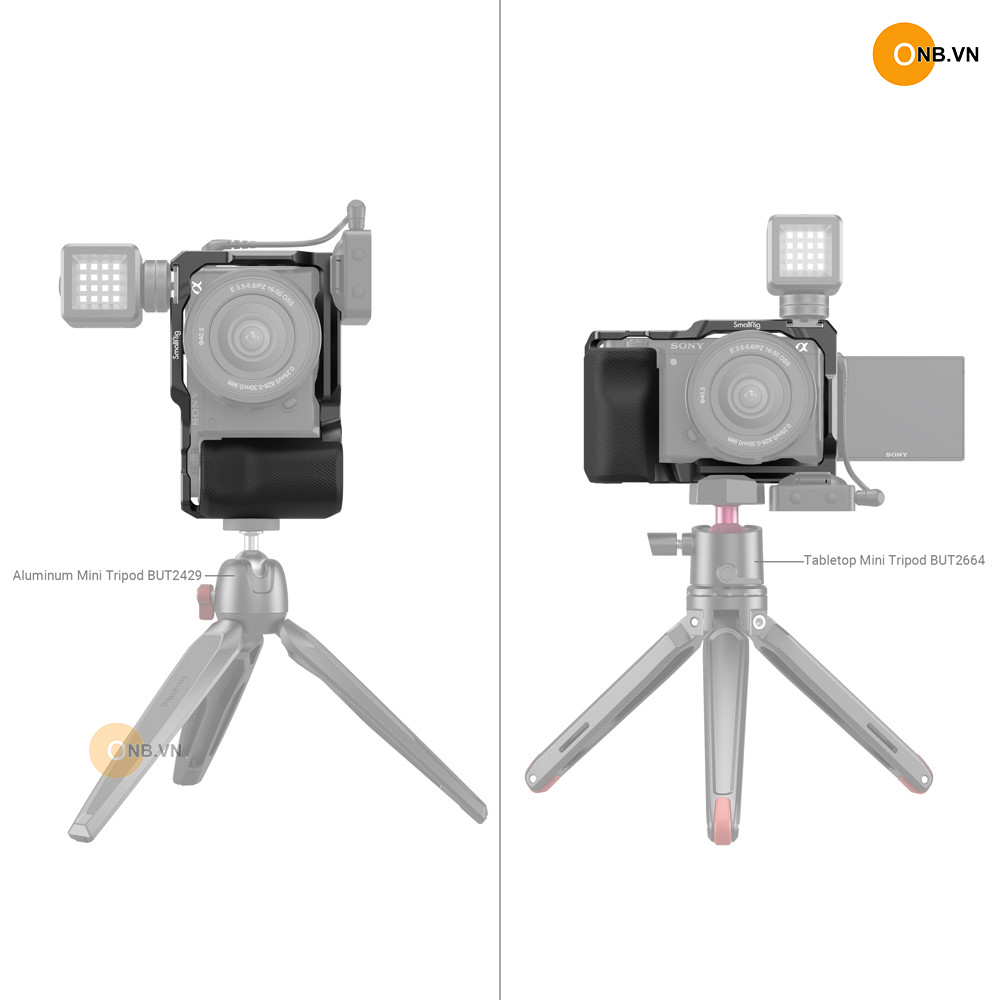 SmallRig Cage with Grip for So-ny ZV-E10 3538b