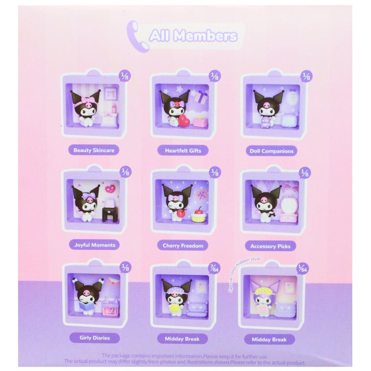Đồ Chơi Mô Hình Hộp Mù Kuromi - Happy Holiday - Moetch MX04 (Sản Phẩm Bên Trong Là Ngẫu Nhiên)