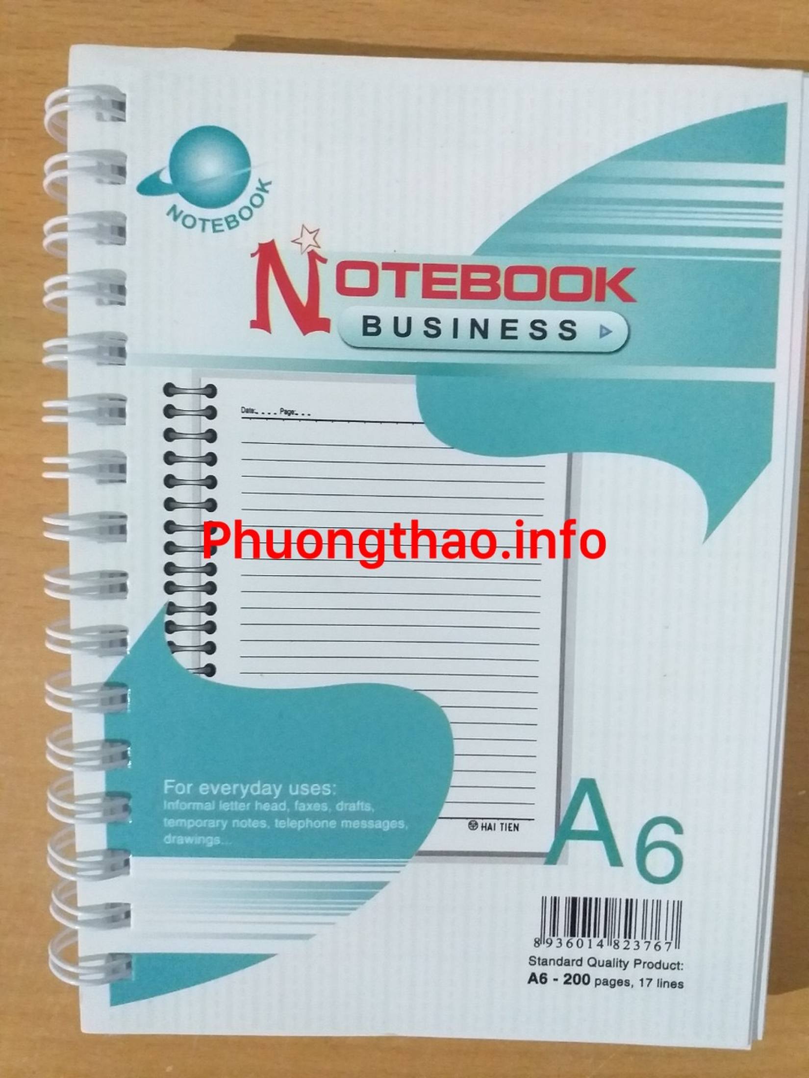 Sổ Lò Xo Hải Tiến Cao Cấp 200 Trang A6 ( Mẫu Ngẫu Nhiên )