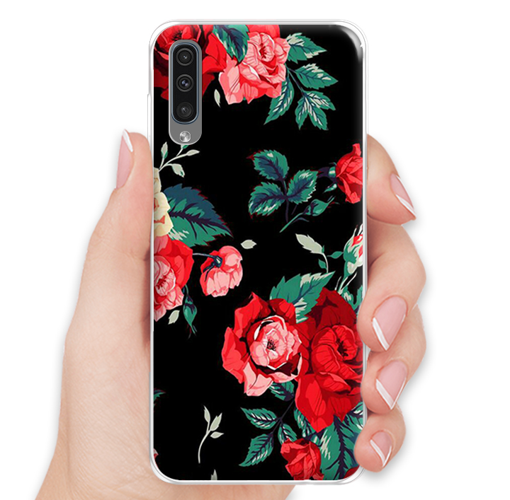 Ốp lưng dành cho điện thoại Samsung Galaxy A7 2018/A750 - A8 STAR - A9 STAR - A50 - 0213 ROSE