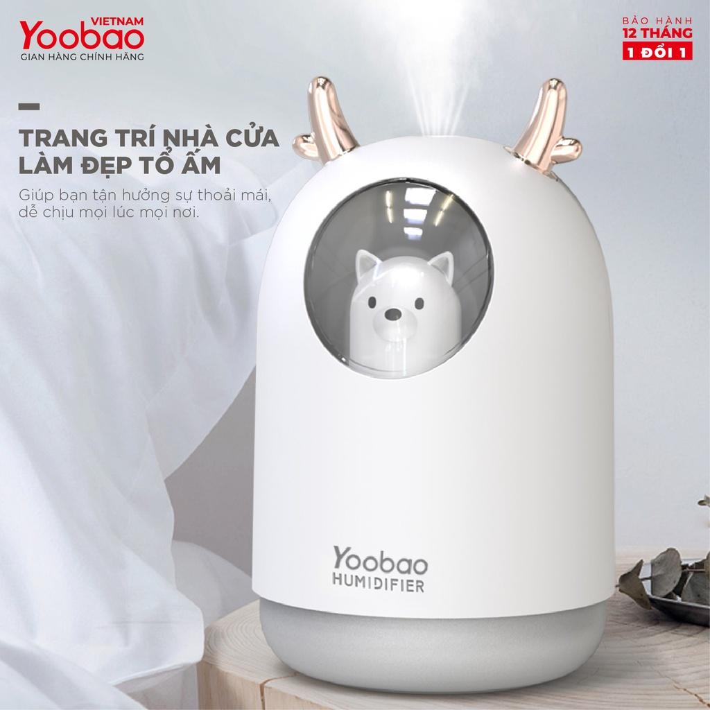 Máy phun sương tạo độ ẩm YOOBAO M106 giúp tạo độ ẩm bảo vệ chống khô da Dung tích 300ml - Hàng nhập khẩu