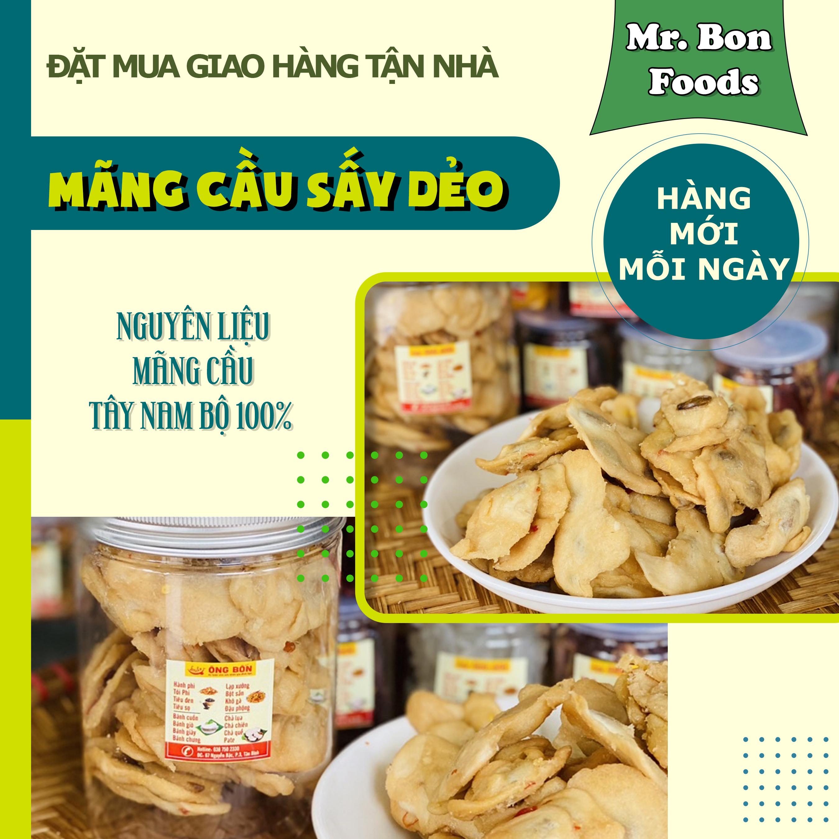 Mãng Cầu Sấy Dẻo Loại Đặc Biệt - Thơm, Ngọt Tự nhiên