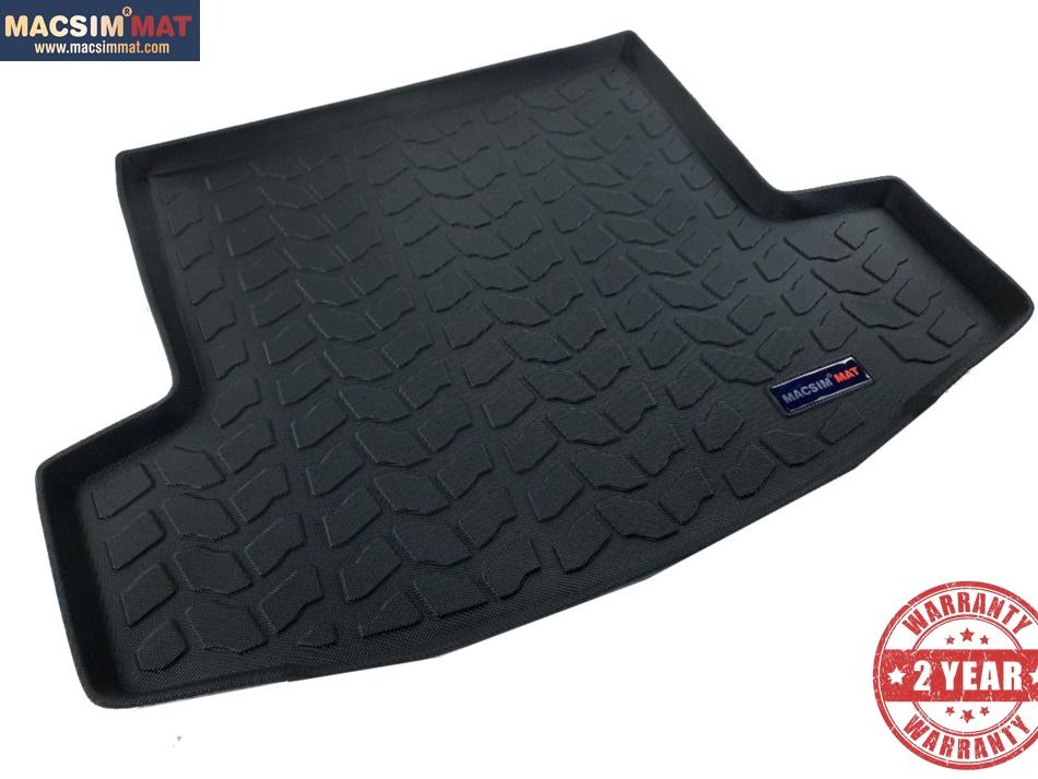 Thảm lót cốp Chevrolet Captiva nhãn hiệu Macsim chất liệu TPV cao cấp màu đen