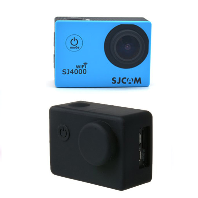 Vỏ silicon kèm nắp che cho SJCAM SJ4000