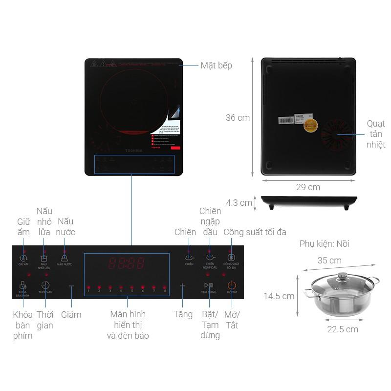 Bếp điện từ đơn Toshiba IC-20S2PV