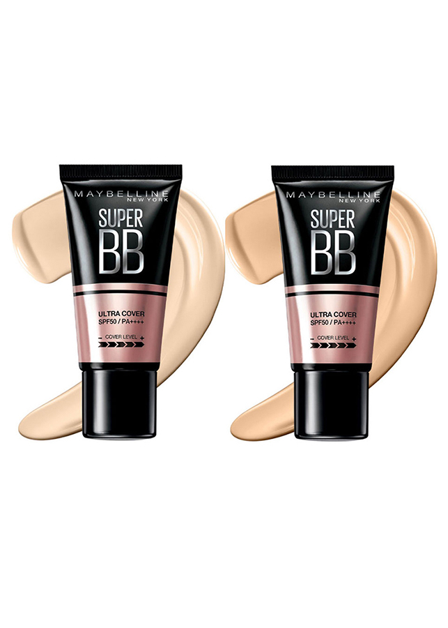 Kem Nền Maybelline Super BB Ultra Cream Cover SPF50 PA++++ 30ml Trang Điểm Hoàn Hảo PM711