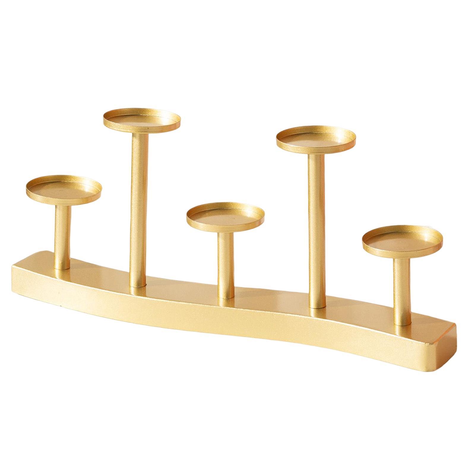 Candle Holder Ornament Candelabra Candlestick Centerpiece Gift Tea Light Holder for Banquet Wedding Table Pillar Stand Dining Table