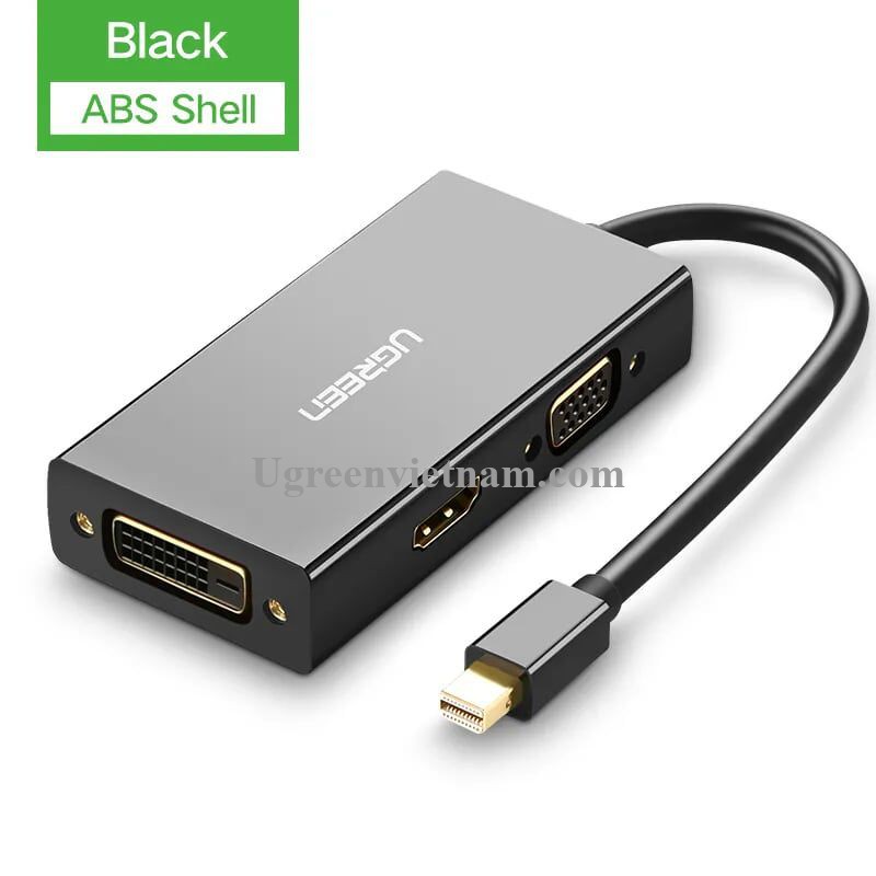 Cáp chuyển Mini Displayport to HDMI-DVI-VGA Ugreen 20418 - hàng chính hãng