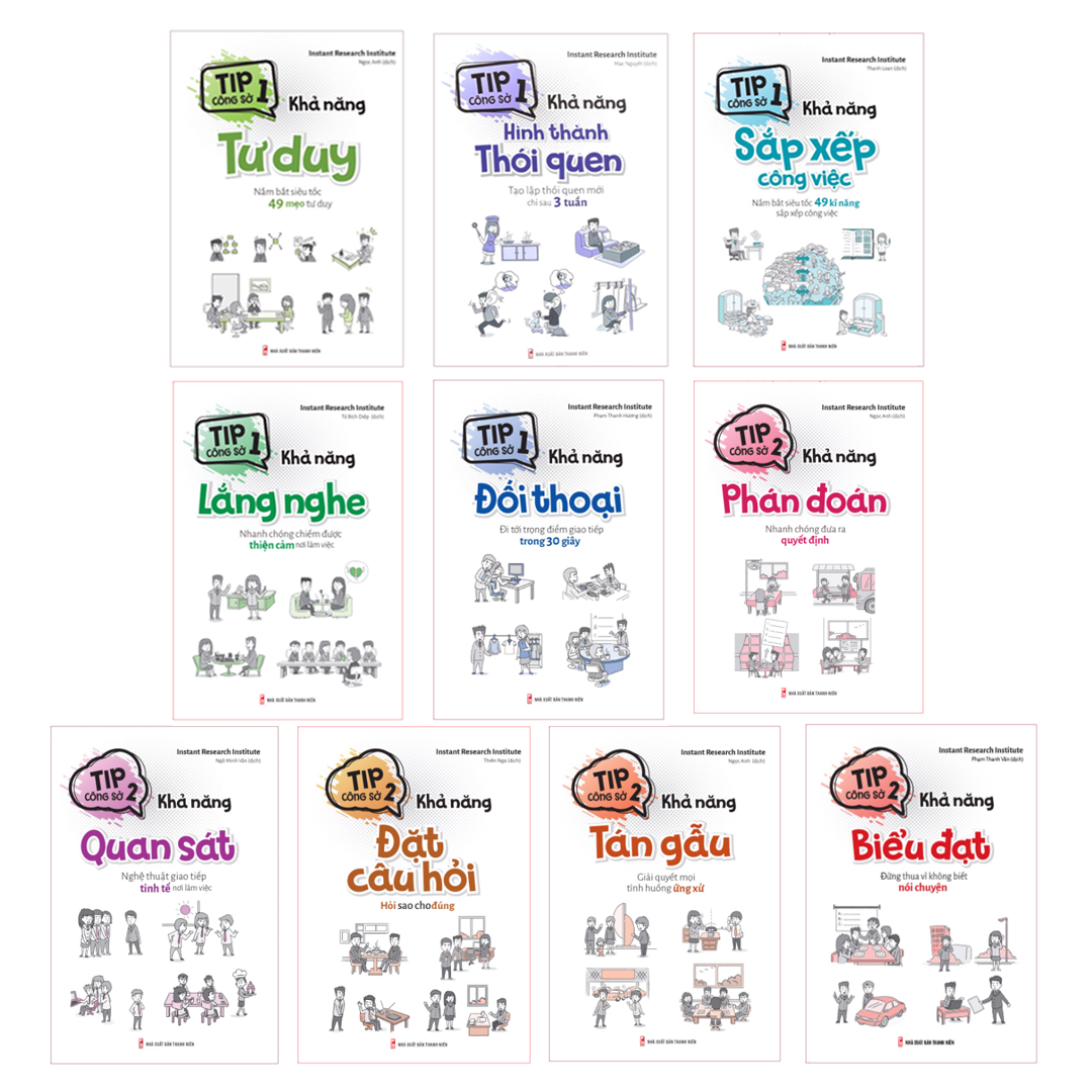 Combo 10 Cuốn: Trọn Bộ Tip Công Sở
