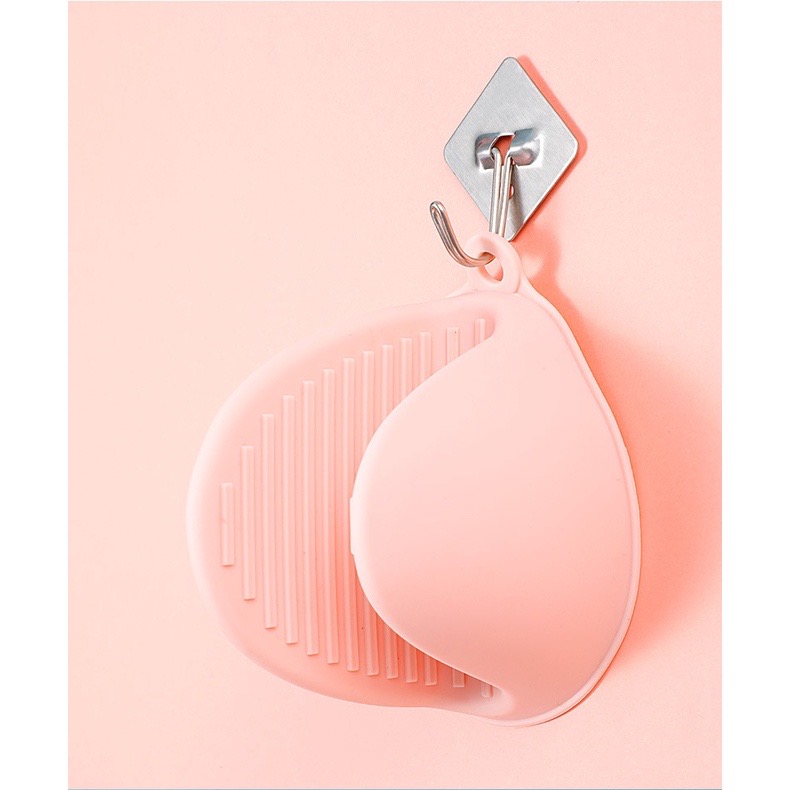 Miếng nhấc nồi silicon chịu nhiệt tốt , miếng lót bắc nồi chống nóng có móc treo, miếng lót tay bắc xoong