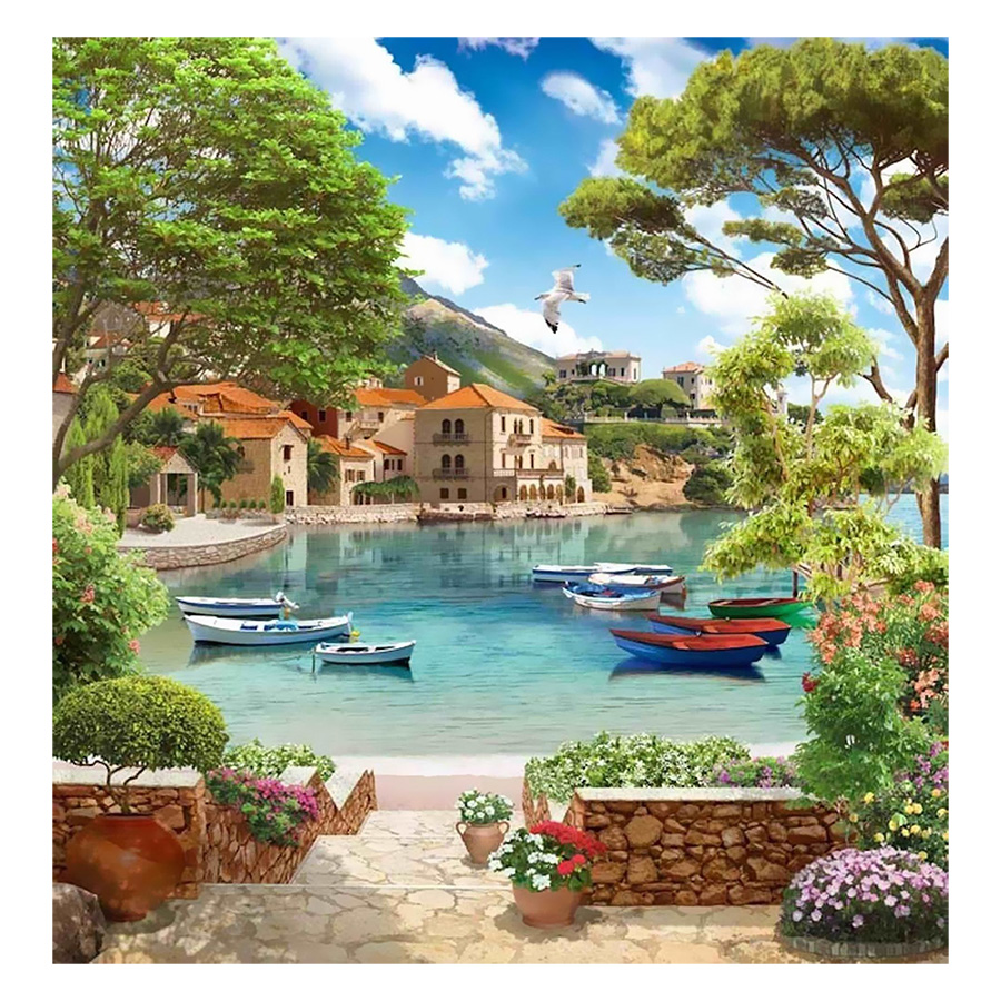 Tranh Dán Tường Phong Cảnh 3D TV018