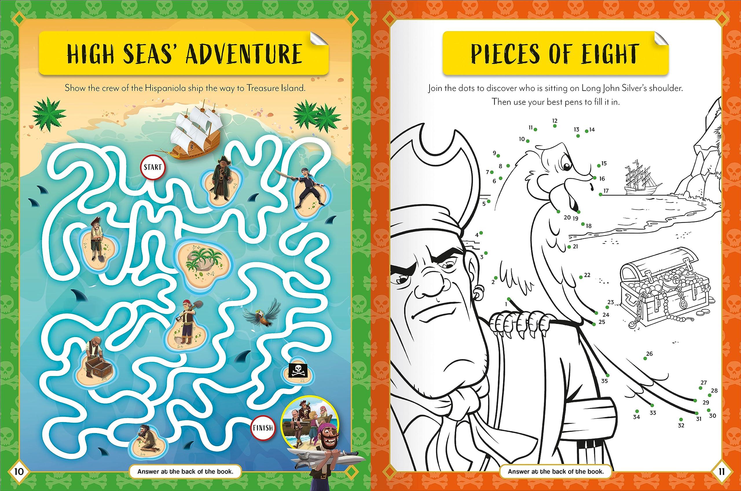 Sách ngoại văn: Sticker Activity Books - Treasure Island