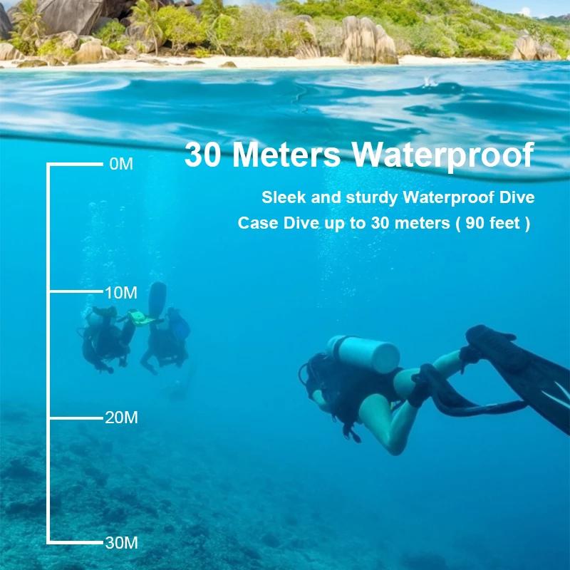 Ultra HD Action Camera 30fps/170D Waterproof Underwater Video Recording Camera 4K go Sports Pro Camera 2.0 Screen remote control
