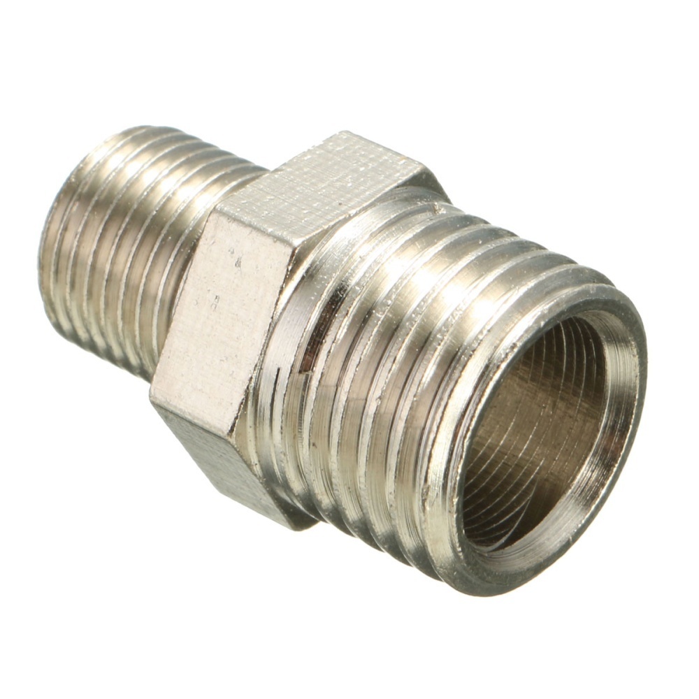 Nối Chuyển Ren Ngoài 22mm Sang Ren Ngoài 13mm Bằng Đồng Thau