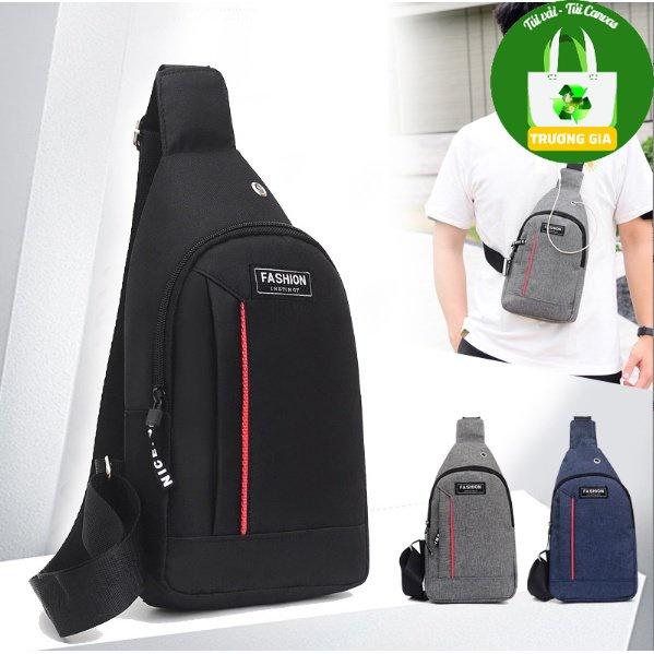 Túi đeo xách Nam thời trang túi đeo ngực túi đeo vai thể thao chống mòn ba lô một mảnh chống nước
