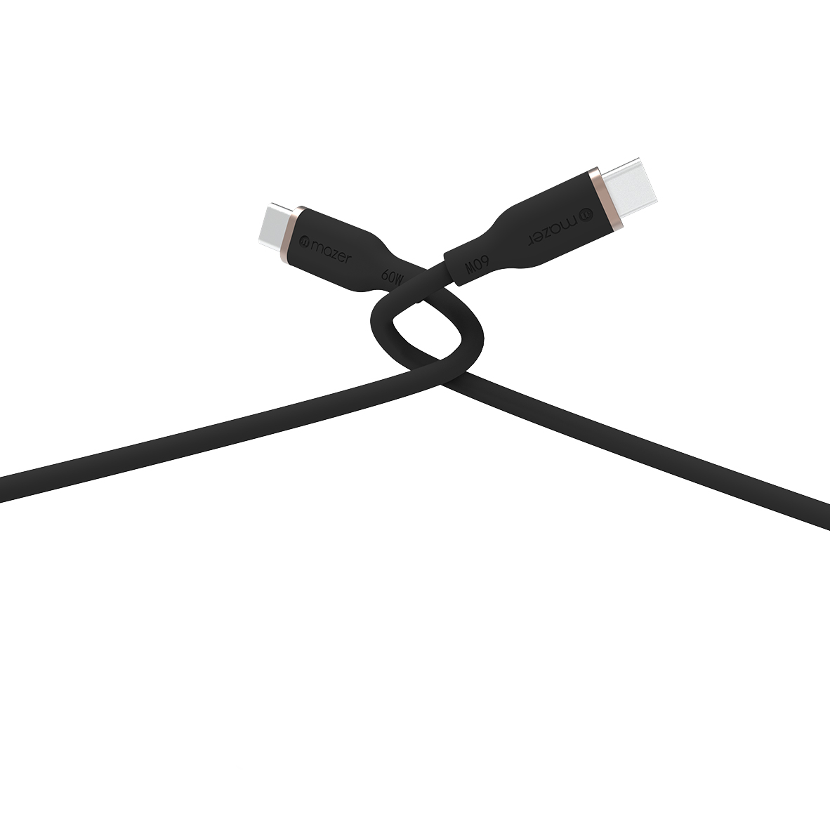 Dây Cáp cho iPhone/Macbook MAZER Infinite.LINK 3 PD60W USB-C to USB-C 2M cable - Hàng Chính Hãng