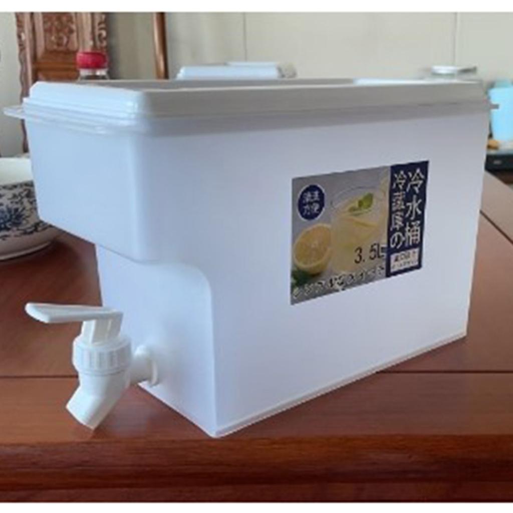 2X Refrigerator Lemonade Jug Summer Water Jug for Fruit Tea Pitcher Spill-Proof