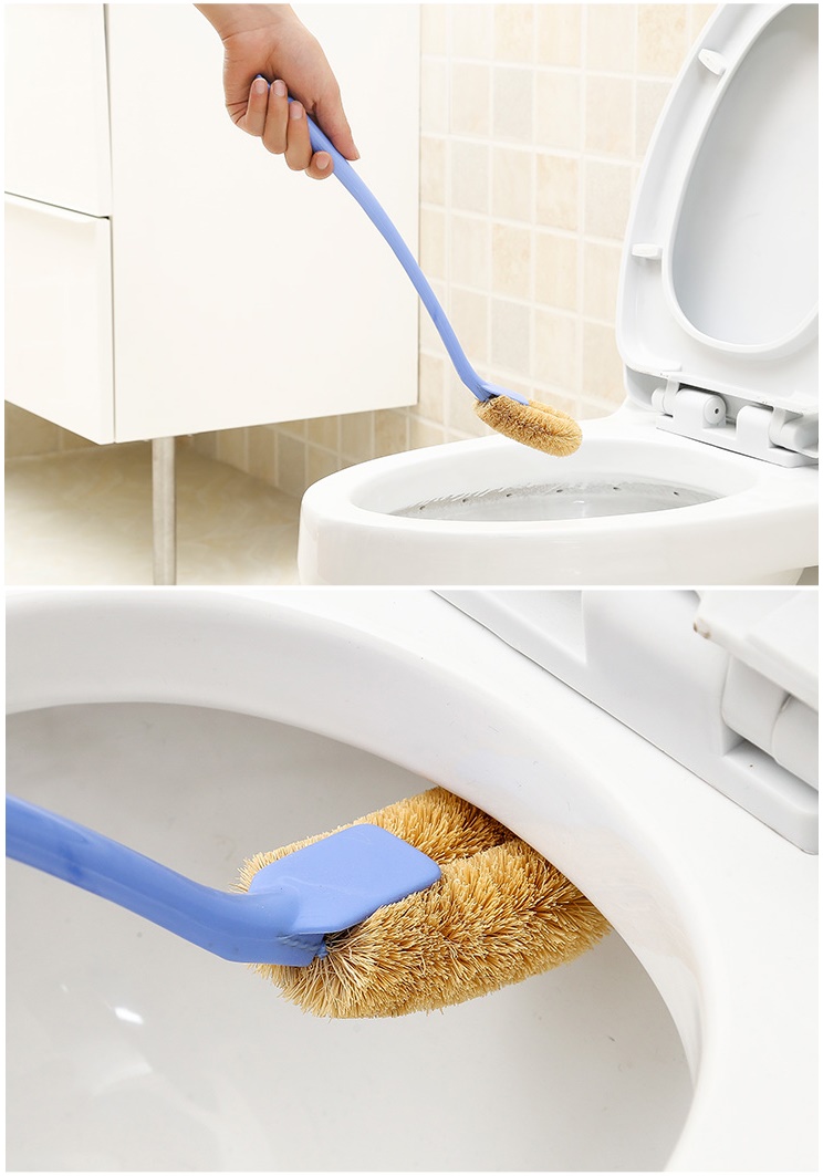 Combo 02 Chổi cọ rửa bồn cầu, toilet, nhà vệ sinh hàng Nhật Bản