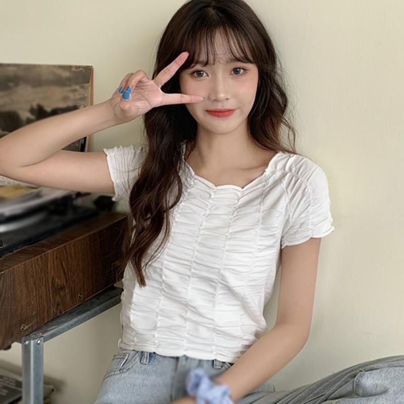 Áo Thun Tay Ngắn Thời Trang Cho Nữ