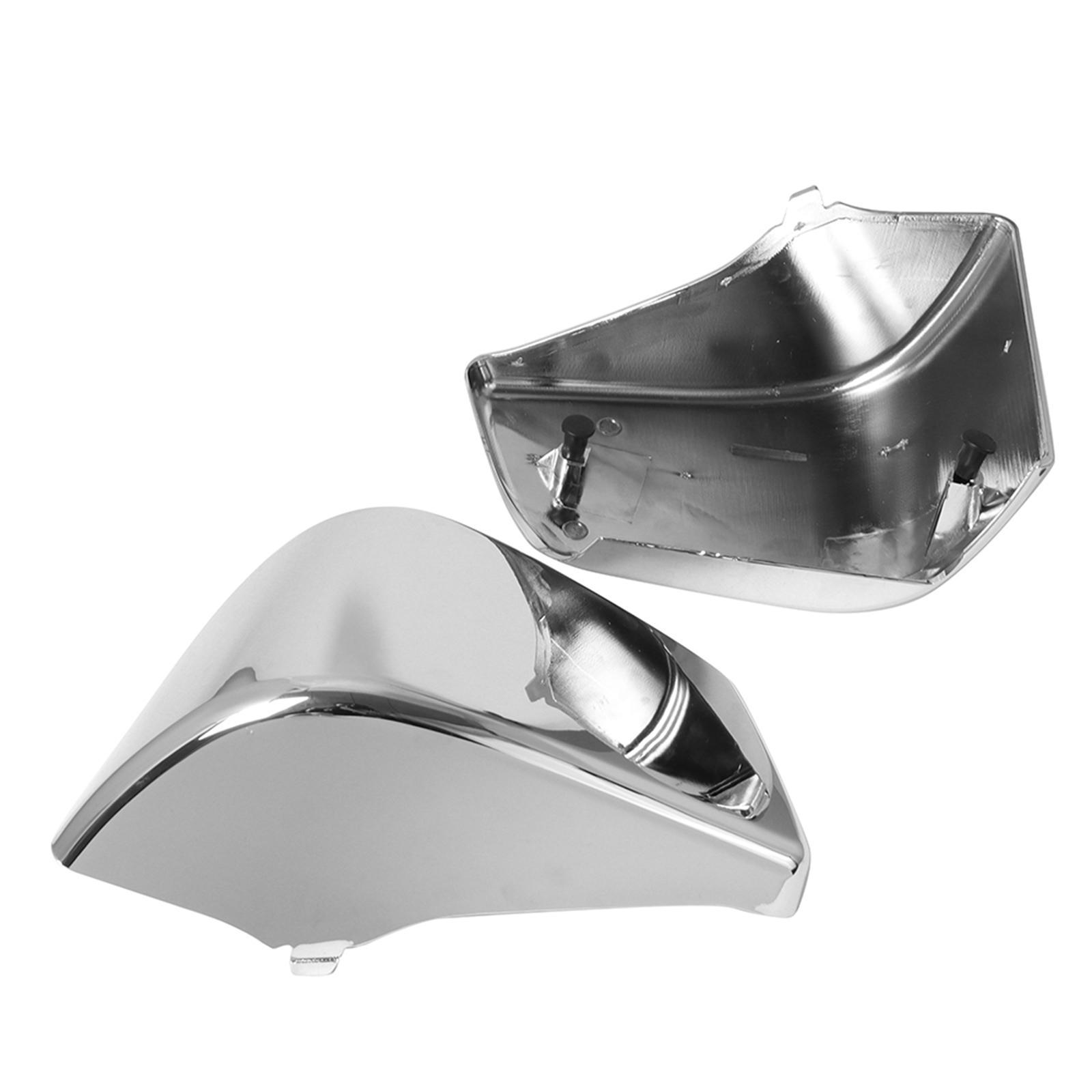 2Pcs Chrome Battery Side Fairing Cover  for  Shadow VT400 VT750