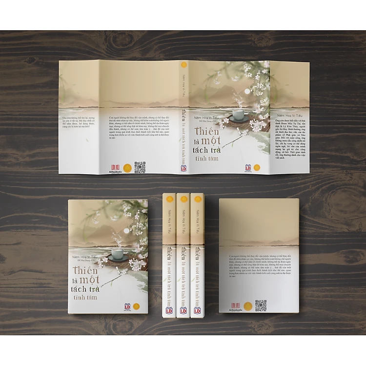 (Combo 3 Cuốn) Thiền Là Một Nhành Hoa và Thiền Là Một Tách Trà Tĩnh Tâm, tặng Gieo Một Niệm Lành - Hocgioitoan - Bìa mềm, in màu