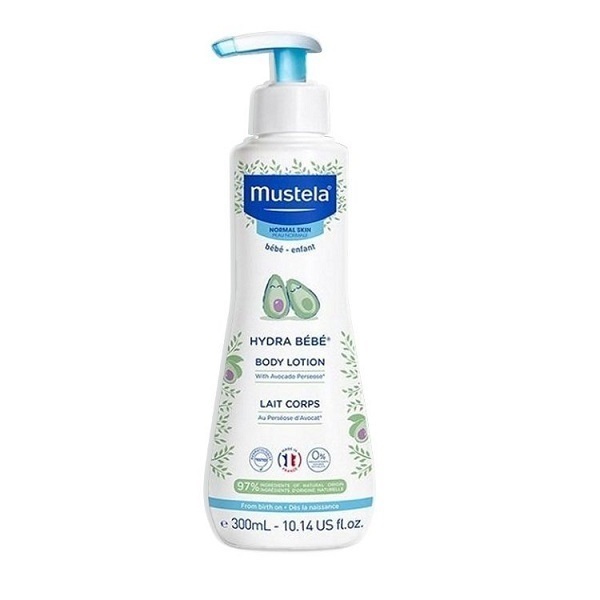 Combo Kem Dưỡng Da Toàn Thân Cho Bé Da Thường Mustela Hydra Bebe Lotion + Sữa tắm gội Gentle Cleansing Gel 50ml