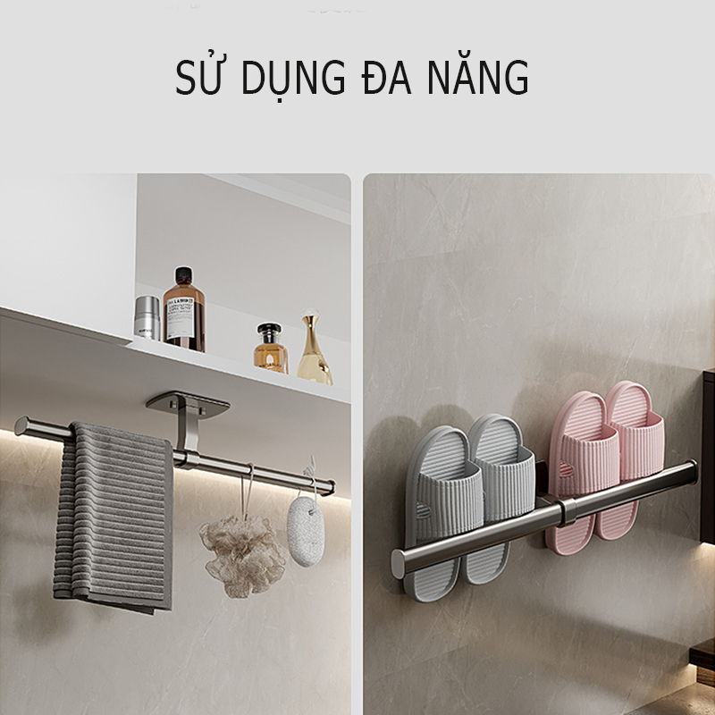 Giá Treo Khăn Tắm Dán Tường Thiết Kế Hiện Đại Dán Tường và Khoan Vít