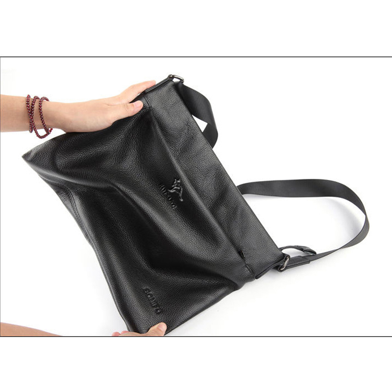 Túi đeo chéo nam DA BÒ THẬT - BEE GEE DCN9411