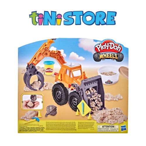 Bộ đồ chơi đất nặn xe công trường kèm cát động lực Play-Doh