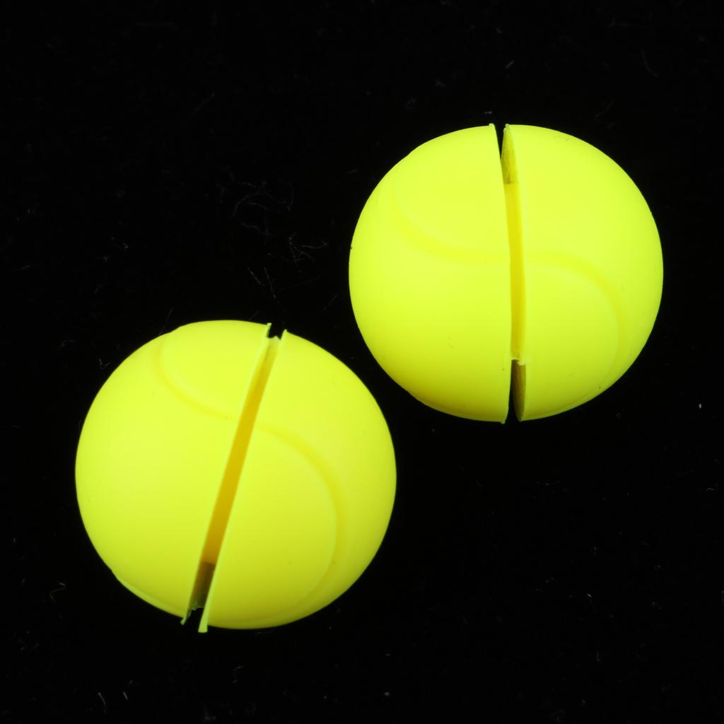 1 Pair Silicone Tennis Racket Vibration Dampers Racquet Shock Absorbers for Tennis Rackets Strings