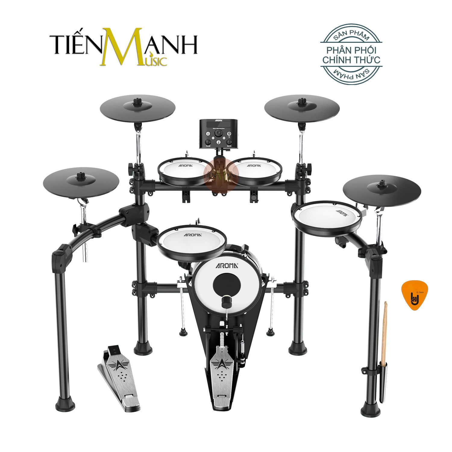 Bộ Trống Điện Tử Aroma TDX-25II Electronic Digital Drum Kit TDX25II TDX25 Hàng Chính Hãng - Kèm Móng Gẩy DreamMaker