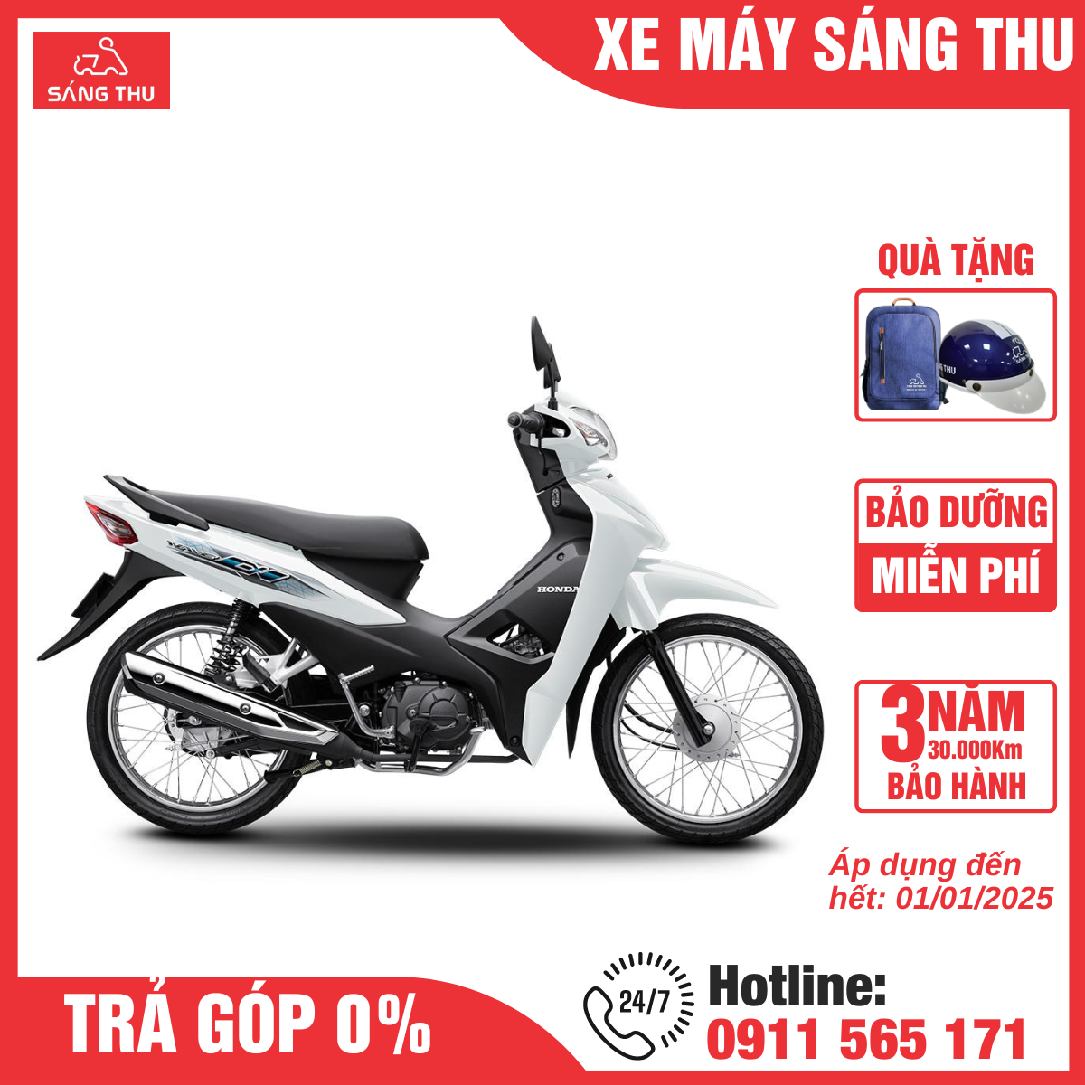 Xe Máy Wave Alpha 110cc Phiên Bản Tiêu Chuẩn