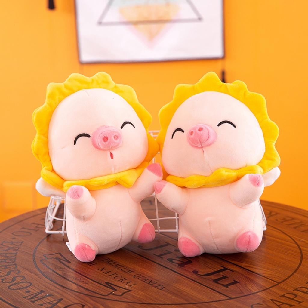 Gấu Bông Heo Mặt Hoa Cute, Heo Bông Đáng Yêu Hàng Quảng Châu