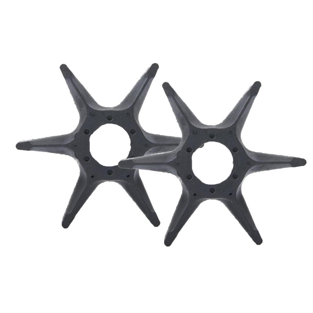 2x Rubber Water Pump Impeller Marine Impeller Replacement C40HP/1992-1997