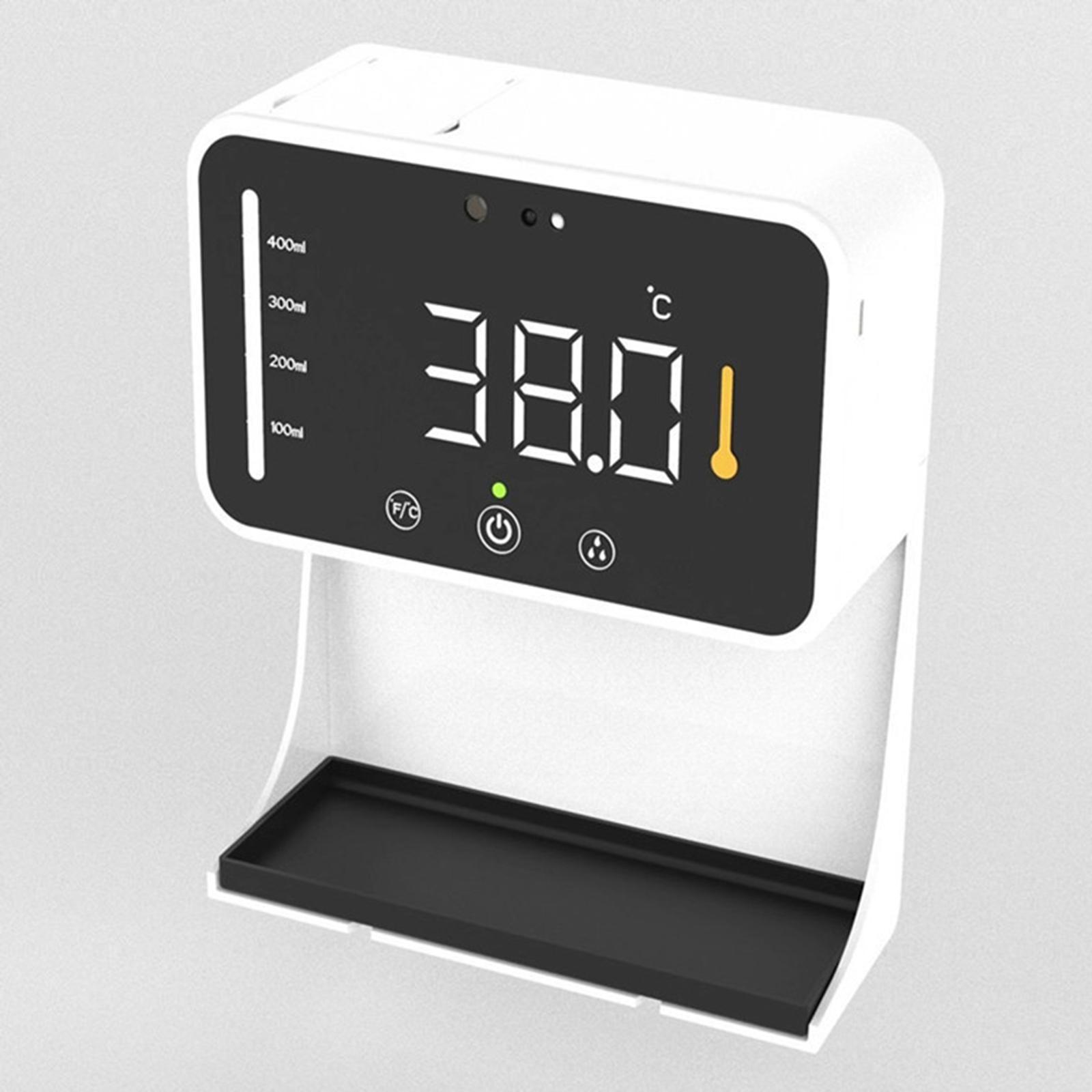 Non-contact Digital Wall Thermometer with 1200 Ml Soap Dispenser