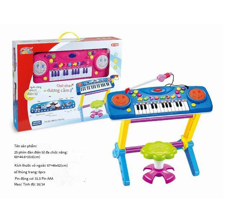 Đàn Organ Điện Tử Trẻ Em Bán Chạy Nhất Amazon Có Micro Đàn Organ Điện Tử Đa Năng Cho Bé Phòng Thu Đồ Chơi Âm Nhạc