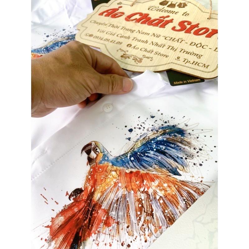 Áo Sơ Mi Cặp Đôi In Love Cao Cấp | Áo Đôi Nam Nữ Đẹp