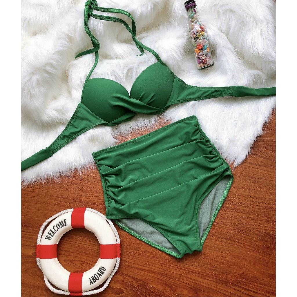 Bikini 2 Mảnh Cạp Cao Che Khuyết Điểm