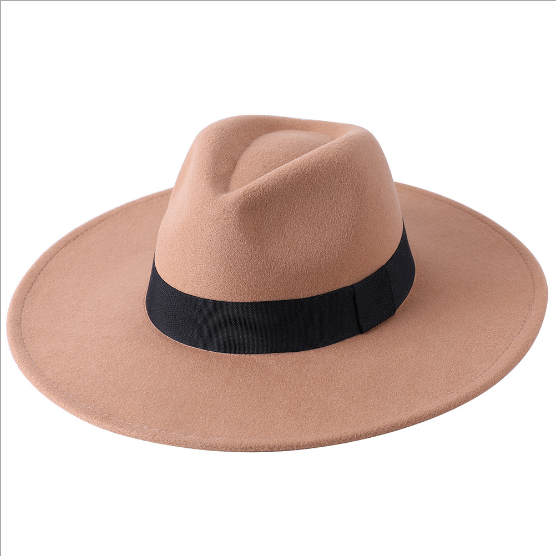 Mũ Phớt Fedora Nam Nữ Rộng Vành Mugout FN27 - Nón Phớt Vintage Chất Nỉ | Mũ Chất