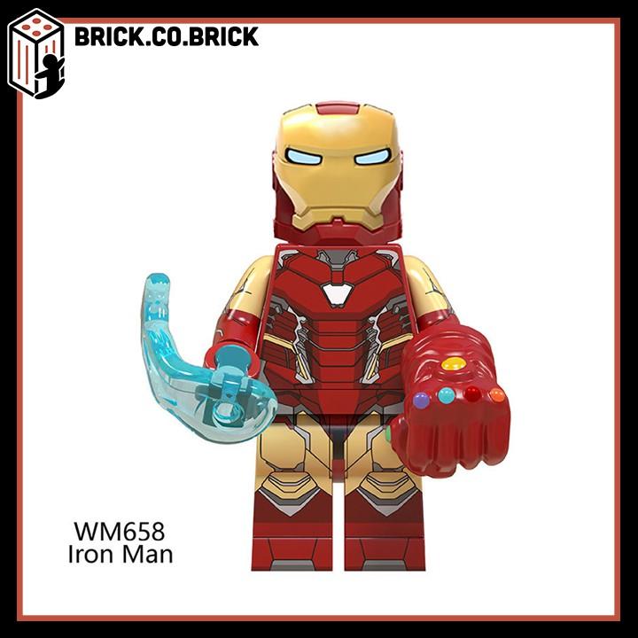 Nhân Vật Đồ chơi Lắp Ráp Siêu Anh Hùng Endgame minifig Mini Super Hero Iron Man Thor Captain Đội trưởng Hùng mạnh WM6056 - WM-660