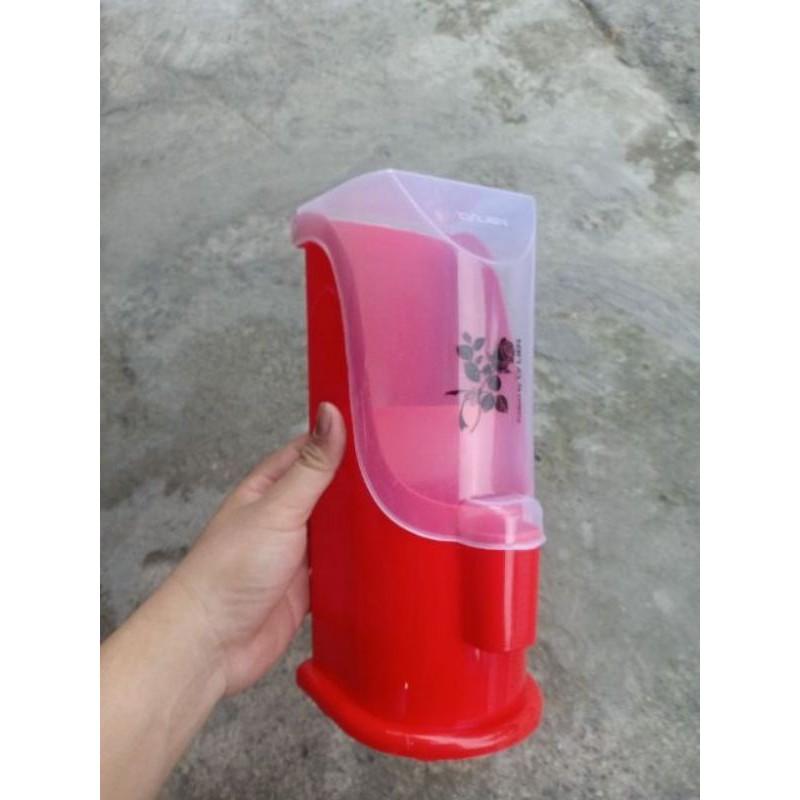 Hộp để đũa muỗng có nắp, có đồ để tăm