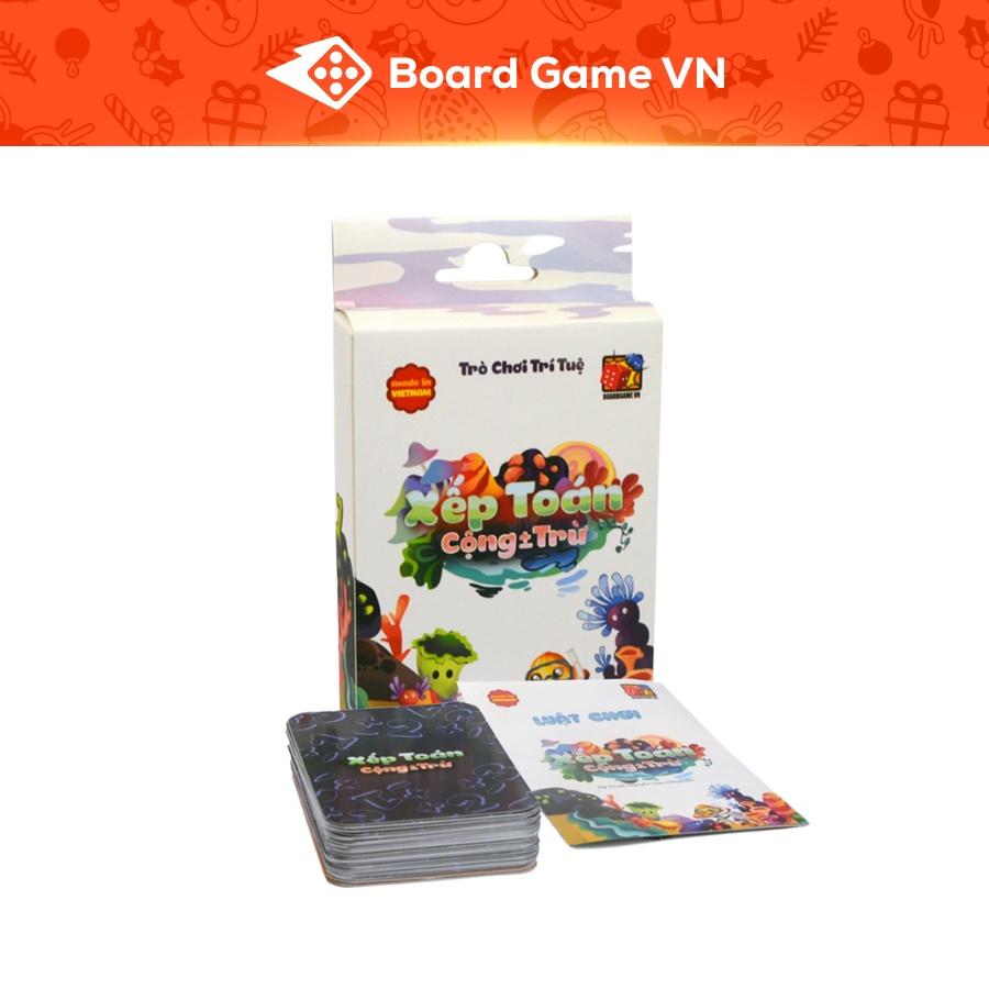 Thẻ bài Xếp Toán Cộng Trừ - Board Game VN