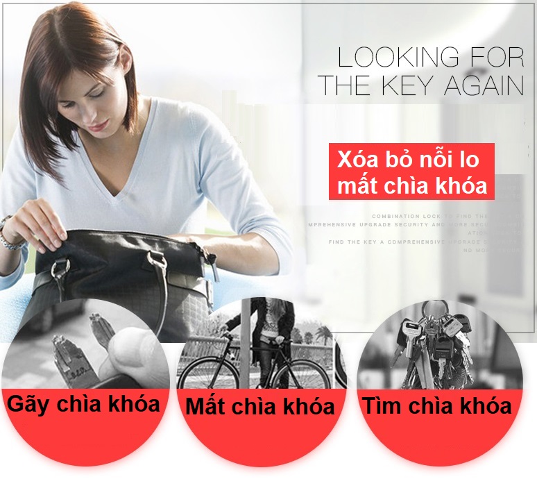 ROGTZ Khóa Dây Xe Chống Trộm 5 Số - Hàng Nhập Khẩu