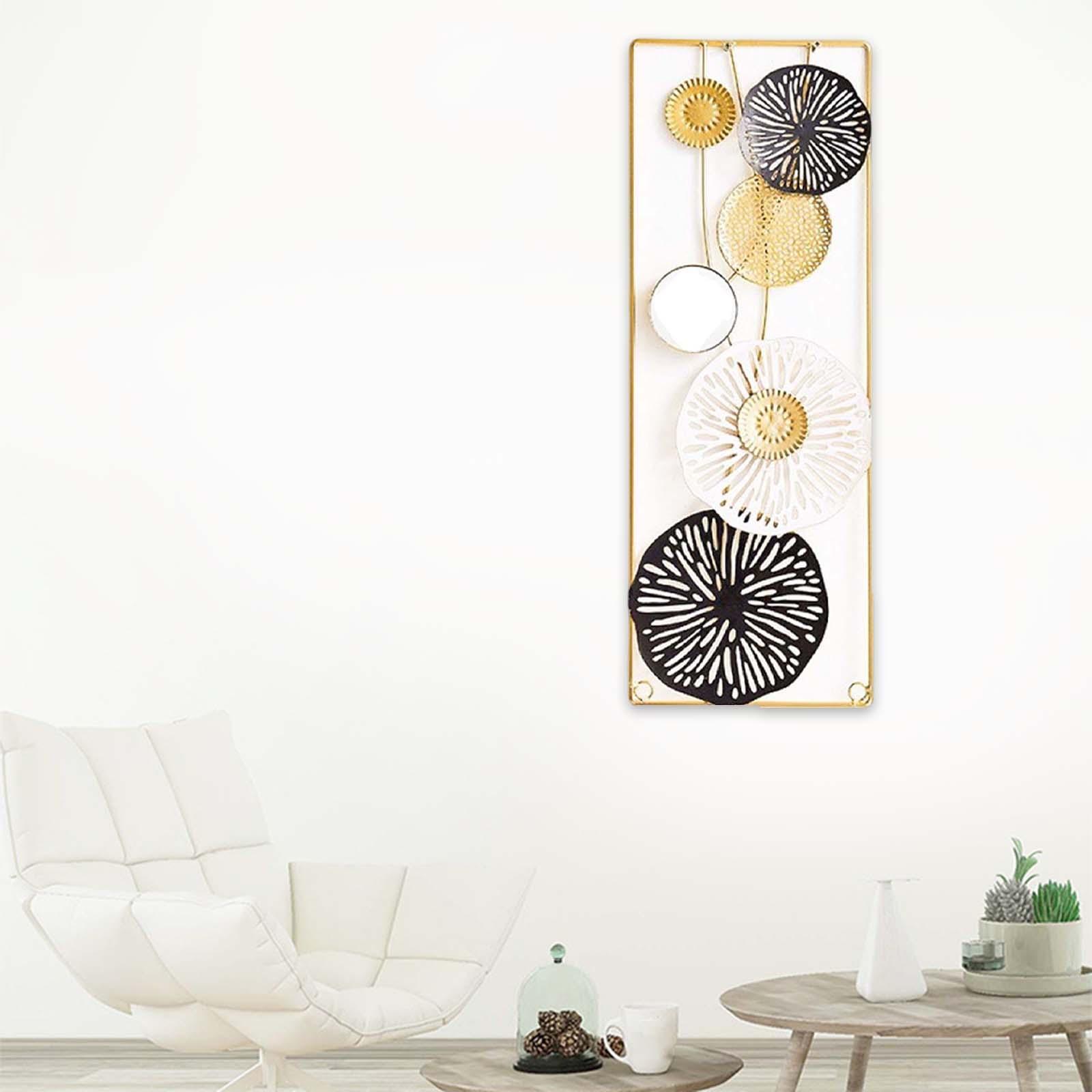 Wall Sculpture Art Wall Hanging Statue Collectible for Living Room Decor
