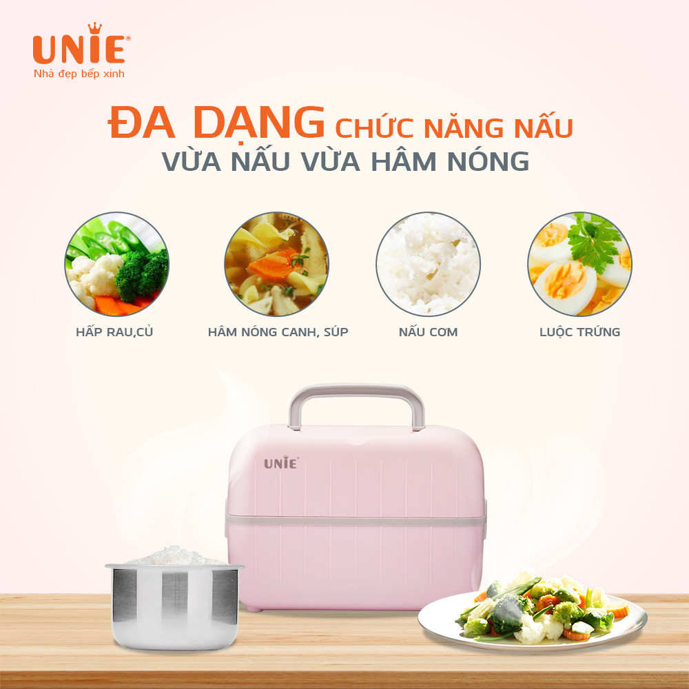 Hộp cơm cắm điện đa năng Unie UV-P1. Hàng chính hãng