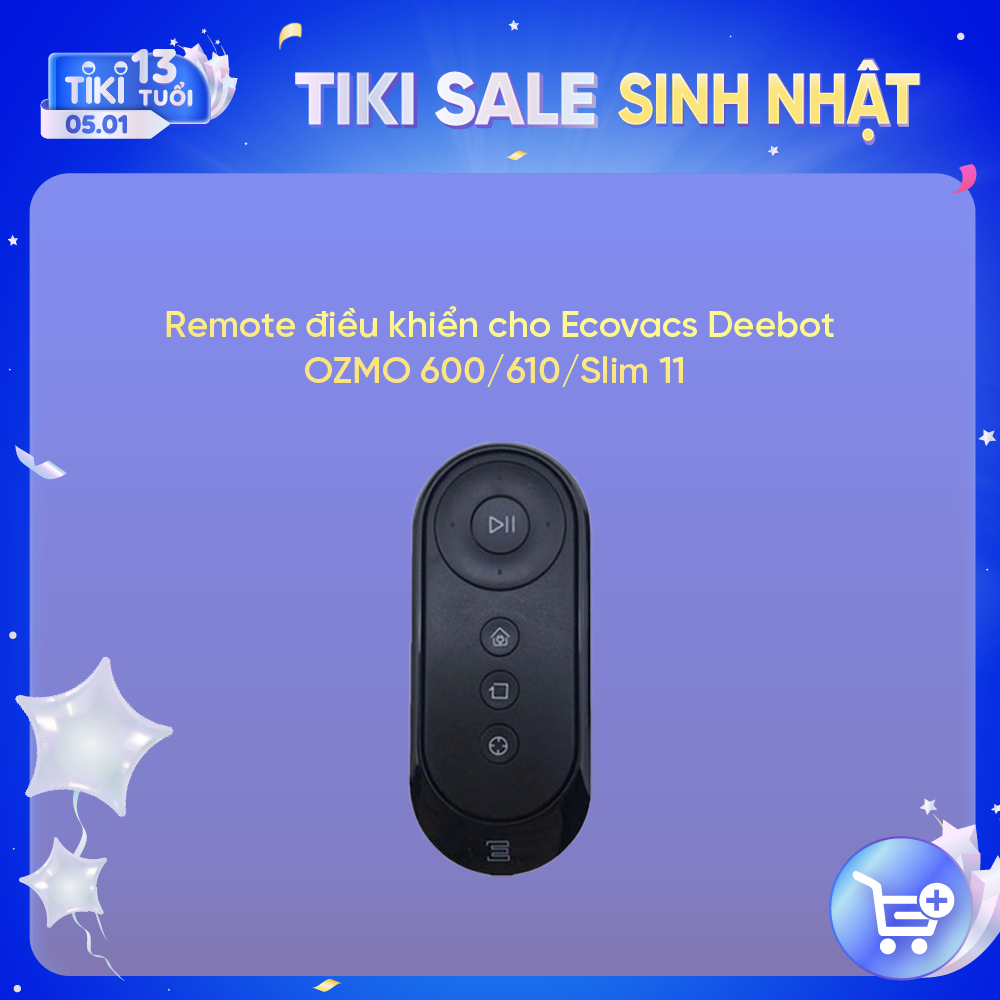 Remote điều khiển robot hút bụi Ecovacs OZMO - Hàng Chính Hãng