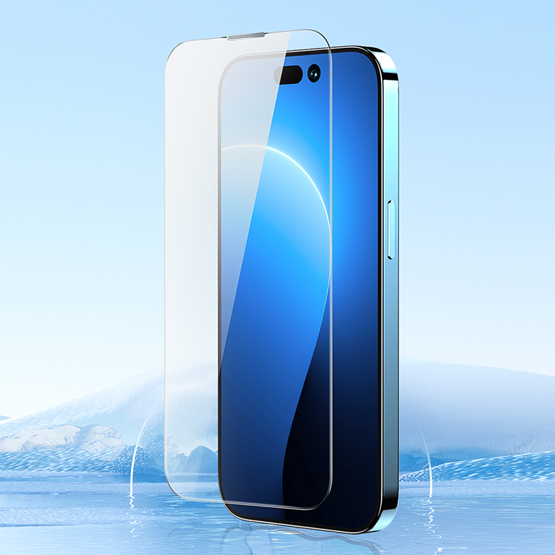 Kính cường lực All-glass Corning Tempered Glass EasyStick Film iP14