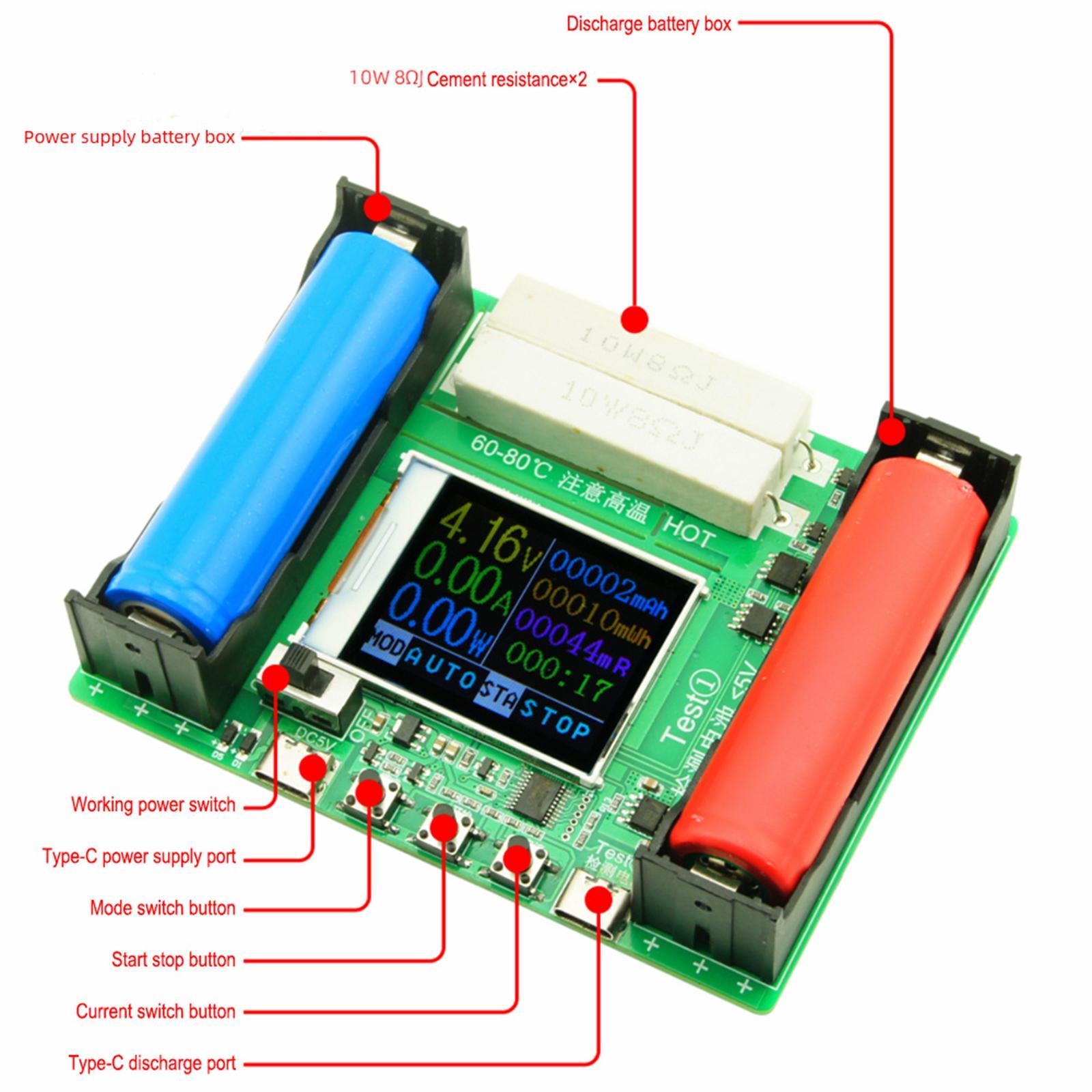 Digital Battery Tester Module Multi Purpose Battery Checker science
