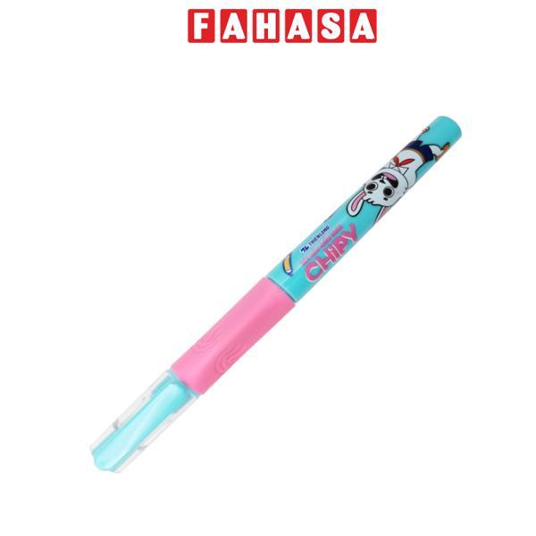 Bút Máy Chipy - Thiên Long FTC-020 - Thân Hồng - Mực Tím