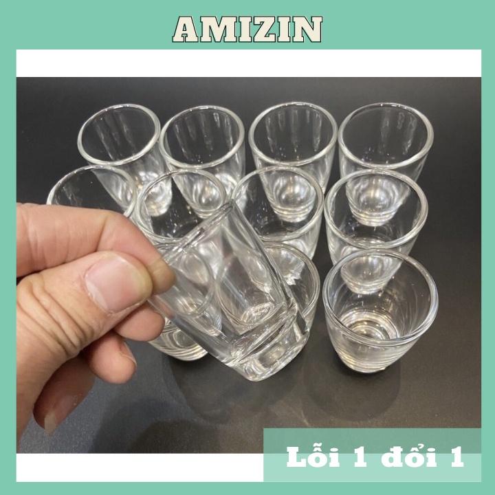 Bộ 20 ly uống rượu bằng nhựa trong suốt Chén nhỏ uống rượu Freeship từ 50k
